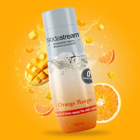 SodaStream Syrop koncentrat pomarańcza mango zero cukru 440 ml