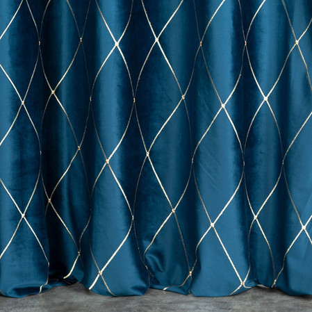 ZASŁONA DEKORACYJNA PIERRE CARDIN MARGO 140 X 250 CM GRANATOWY
