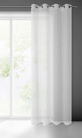 FIRANA GOTOWA CARLA 140 X 250 CM BIAŁY