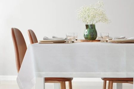 OBRUS STELLA 2 140 X 220 CM BIAŁY