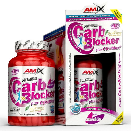 AMIX CARB BLOCKER WITH STARCHLITE BOX spalacz tłuszczu 90 kaps.