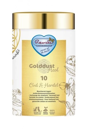 RENSKE GOLDDUST HEAL 10 – senior i wzmocnienie – zwiększenie witalności i wsparcie odporności (250g)