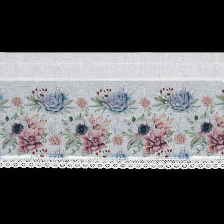 FIRANA GOTOWA DORA 150 X 30 CM BIAŁY