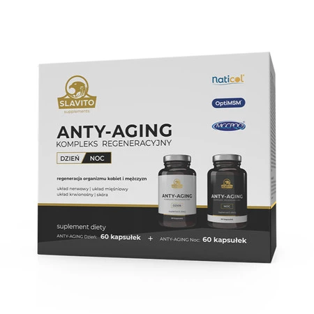 Slavito ANTY-AGING Kompleks regeneracyjny Dzień/Noc 2 x 60 kaps.