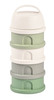 BEABA Pojemniki na mleko w proszku 4 komory cotton white/sage green