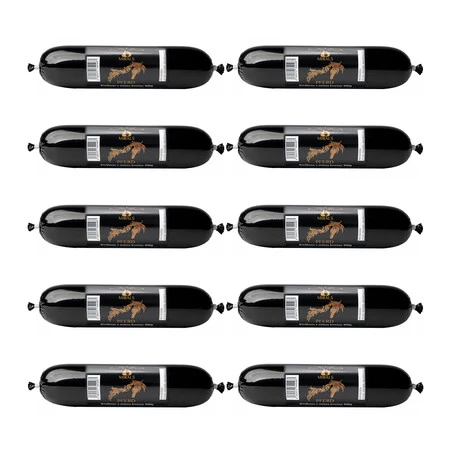 Zestaw 10x MIRALS Pferd - kiełbasa z mięsa koniny (200g)