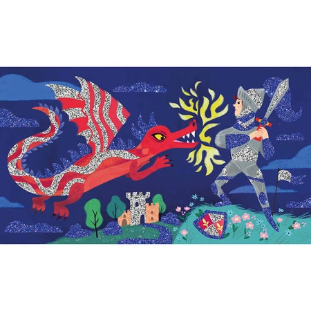 Janod Zestaw kreatywny Brokat Bohaterowie 6+