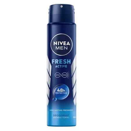 NIVEA Men Dezodorant męski w sprayu Fresh Active 250ml