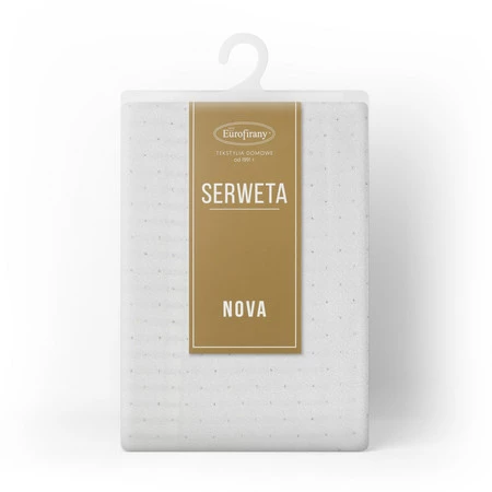 OBRUS ELLEN 85 X 85 CM BIAŁY