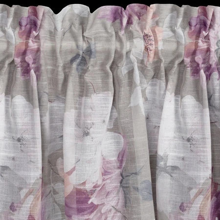 ZASŁONA GOTOWA SHERRY NA TAŚMIE 140 X 300 CM SREBRNY