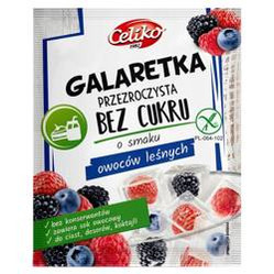 Celiko − Galaretka bez cukru owoce leśne (przeźroczysta) − 14 g