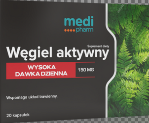 medi pharm Węgiel Aktywny 20 kaps.