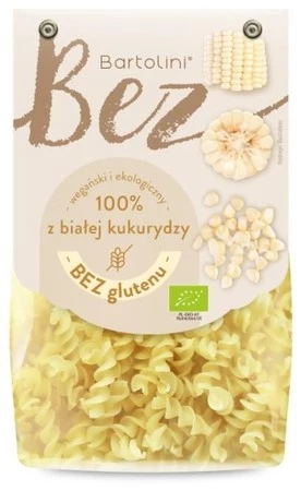 Makaron z białej kukurydzy świderek (fusilli) BEZGL. BIO 250g