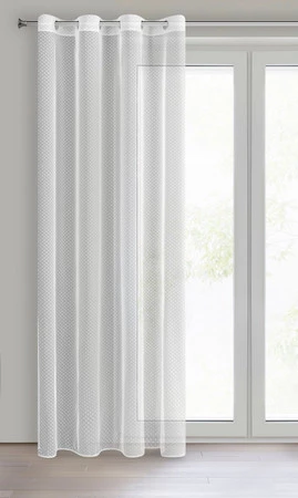 FIRANA GOTOWA JULITA 140 X 250 CM BIAŁY