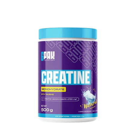 6PAK Creatine Monohydrate Kreatyna Monohydrat 500 g