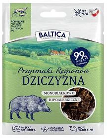 Baltica Półmiękkie monoproteinowe przysmaki dla psa z dziczyzny  30g