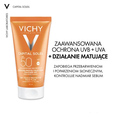 Vichy ideal soleil matujący krem do twarzy SPF 50 50 ml