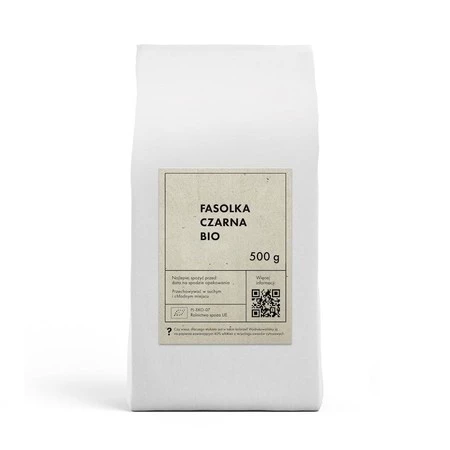 FASOLKA CZARNA BIO 500 g - THE PLANET