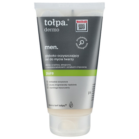 Tołpa dermo men. pure, żel do mycia twarzy 150 ml