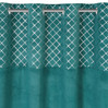 ZASŁONA GOTOWA HAZEL 140 X 250 CM TURKUSOWY