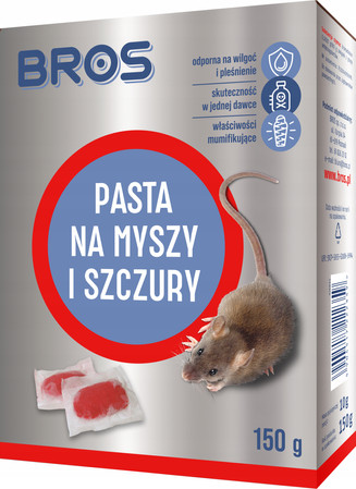 Bros Pasta na myszy i szczury 150 G