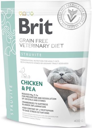 BRIT GF Veterinary Diet STRUVITE Cat 400g