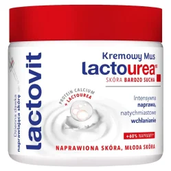 Lactovit lactourea mousse crema  intensywnie nawilżający mus do ciała 400ml