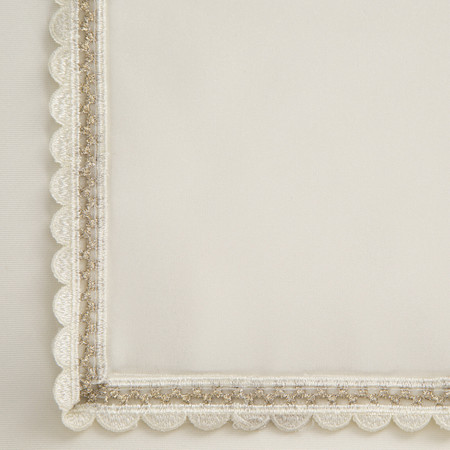 OBRUS LACE 85 X 85 CM KREMOWY