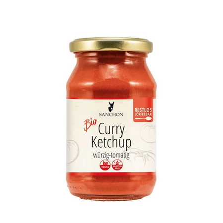 SANCHON KETCHUP CURRY BEZGLUTENOWY BIO 250 ml
