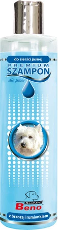 SUPER BENO Premium Szampon o jasnej sierści 250ml
