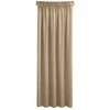ZASŁONA GOTOWA SIBEL NA TAŚMIE 140 X 270 CM CIEMNOBEŻOWY