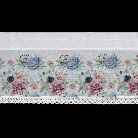 FIRANA GOTOWA DORA 150 X 30 CM BIAŁY