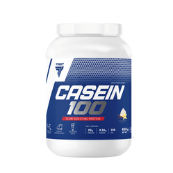 Trec CASEIN 100 Kazeina odżywka białkowa na noc 600g smak Vanilia kremowa