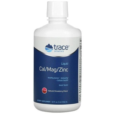 Liquid Cal/Mag/Zinc - smak truskawkowy (946 ml)