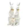 Ozdoba Wielkanocna, Figurka ceramiczna, kolor biały, rozmiar 18 x 14 x 32 cm