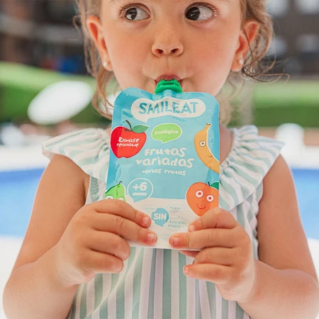 Smileat, BIO Mus wieloowocowy 6m+, 100g