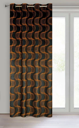 ZASŁONA GOTOWA POLA 140 X 250 CM CZARNY