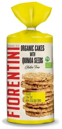 FIORENTINI WAFLE KUKURYDZIANE Z QUINOA BEZGLUTENOWE BIO 120 g