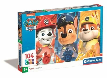 Clementoni Puzzle 104el Super PAW PATROL Psi patrol 25769