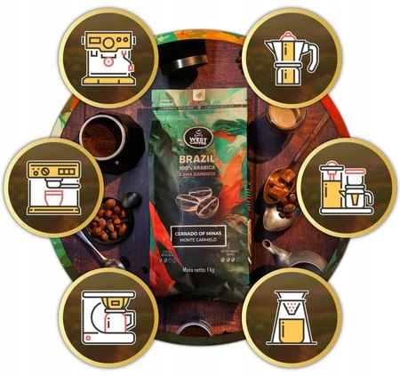 West Caffee Kawa Ziarnista Costarica La Fortuna de Oro 1kg