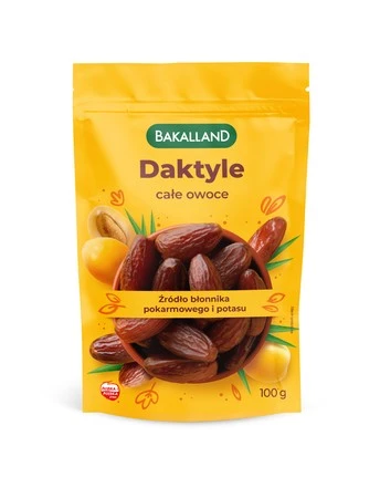 Bakalland Daktyle całe owoce 100g