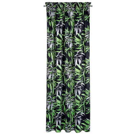 ZASŁONA GOTOWA ZOJA NA TAŚMIE 140 X 270 CM CZARNY