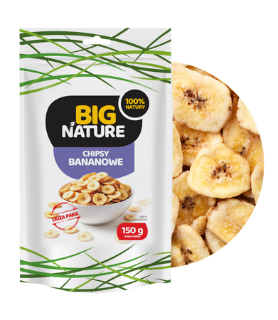 Big Nature Chipsy Bananowe 150 g