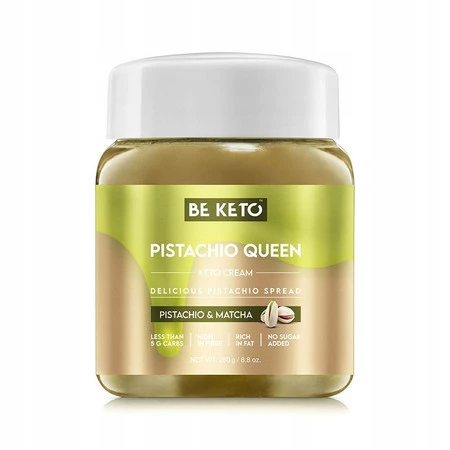 BeKeto KETO Krem Pistacja i Macha 250g