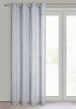 FIRANA GOTOWA NELI 140 X 250 CM SREBRNY
