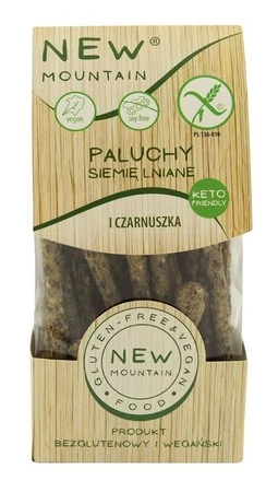 PALUCHY Z SIEMIENIEM LNIANYM I CZARNUSZKĄ BEZGLUTENOWE 200 g - NEW MOUNTAIN