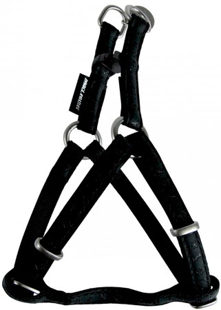 ZOLUX Szelki regulowane Mac Leather Czarne 15mm