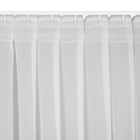 FIRANA GOTOWA SIMONE NA TAŚMIE 140 X 300 CM BIAŁY