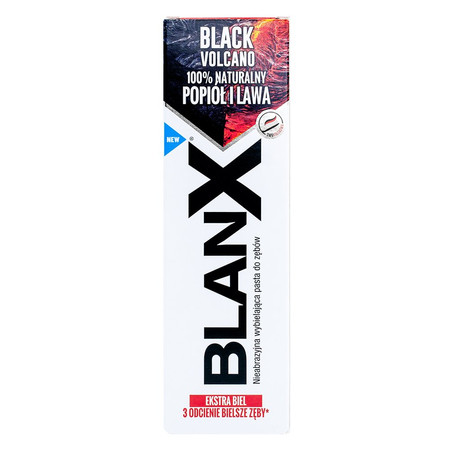 BlanX Pasta Black Volcano z Lawą Wulkaniczną 75ml