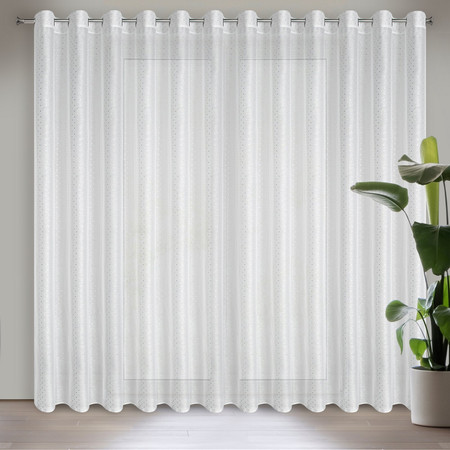 FIRANA GOTOWA SIBEL 300 X 250 CM BIAŁY